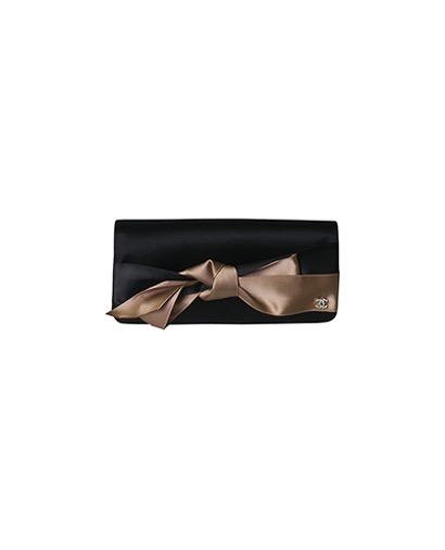 Chanel Satin Bow Clutch, front view